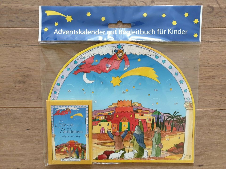 Adventskalender + Begleitbuch Stern von Bethlehem - Kinder - Neu! in Bad Dürkheim