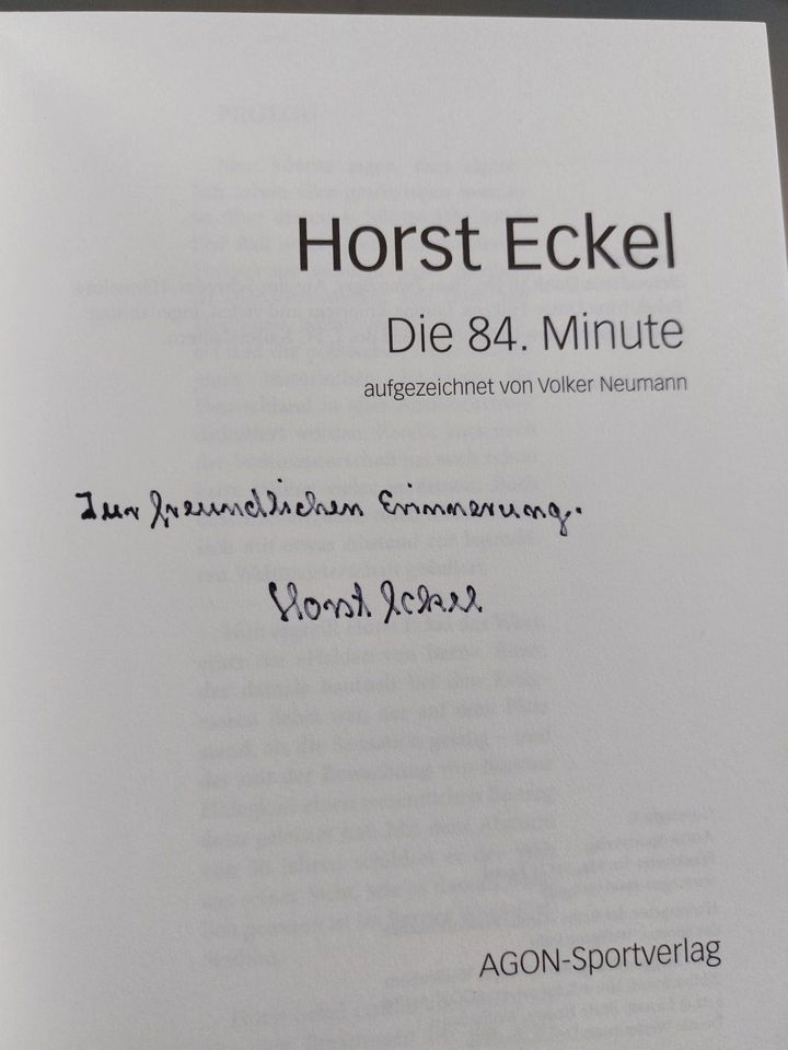 WELTMEISTER 1954 HORST ECKEL + in Friedrichsdorf