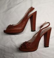 Peeptoe Sandale High Heel, mit Plateau und Slingback Köln - Rodenkirchen Vorschau