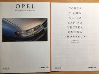 Prospekt Opel Modellprogramm 1999 Omega Corsa Vectra Frontera Hessen - Griesheim Vorschau