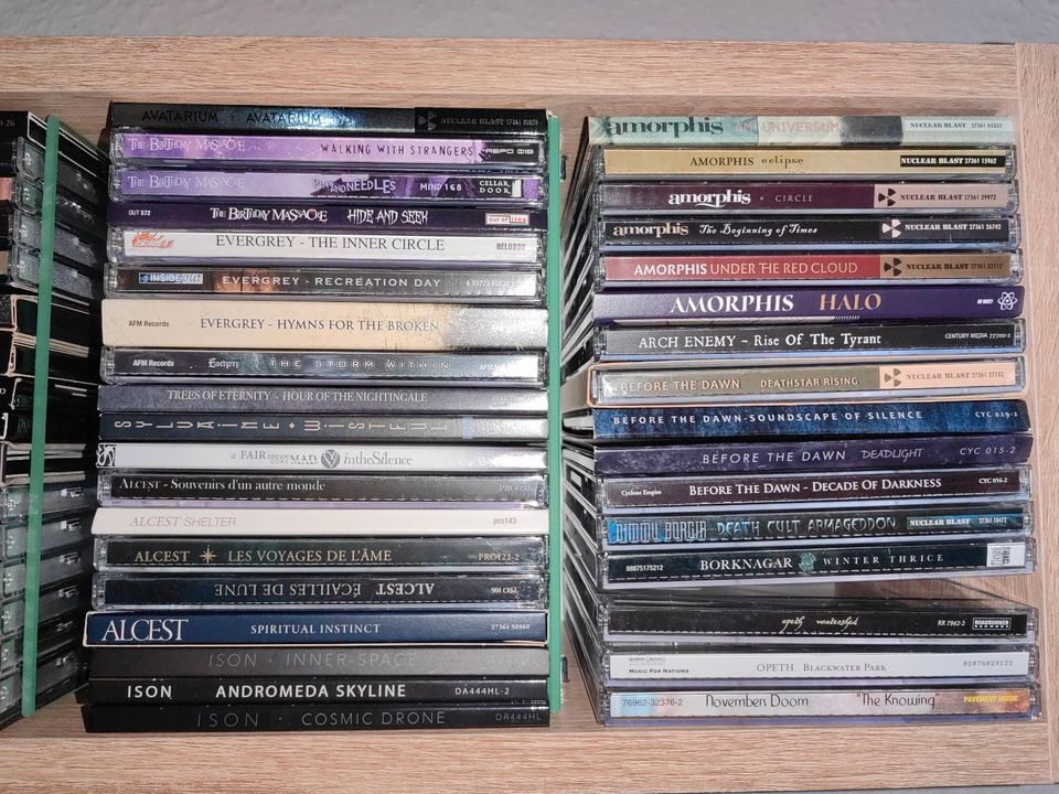 Metal/Rock CD-Sammlung über 400 CDs und DVDs in Aschaffenburg