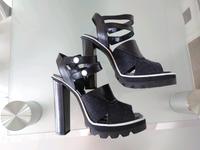 ISEBERG Damen Sandalen, Gr.41 Leder, Schwarz -Weiss. Neu! Bayern - Landau a d Isar Vorschau