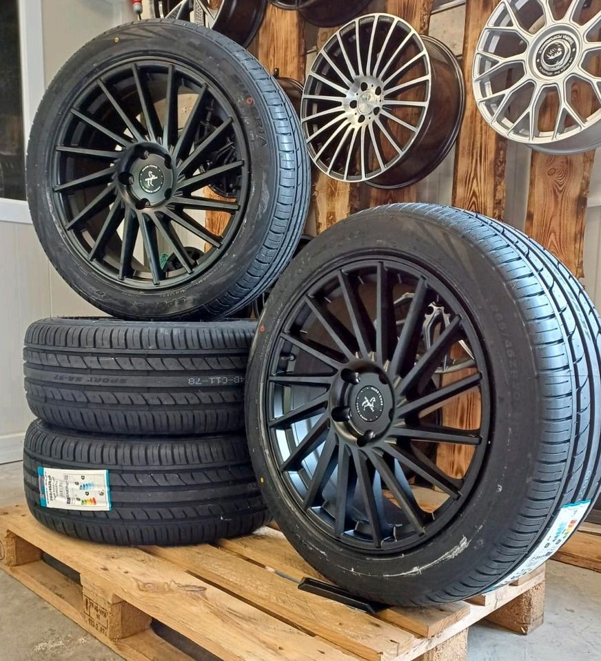 Neue 20 Zoll Alufelgen mit Sommerreifen für Audi Q7 Porsche Cayenne VW Touareg Keskin KT 17 9x20 ET 50 5x130 265/45 R20 sofort abholbereit Sommerräder Kompletträder Felgen in Lengede