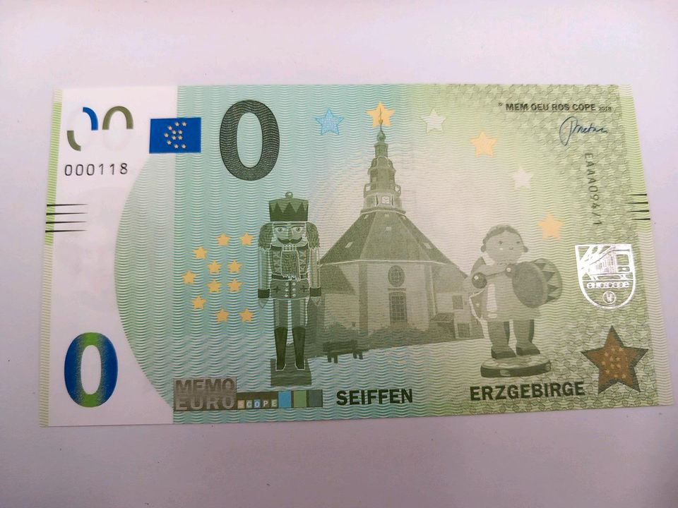 0 Euro Memoschein Seifen Erzgebirge in Bosau