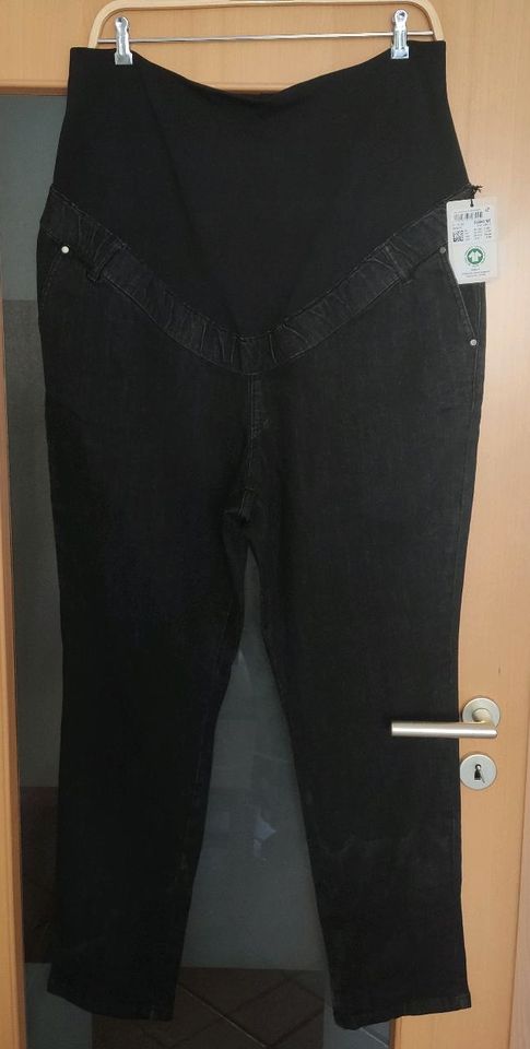 Umstandshose Gr.48 schwarz Jeans in Neuhausen