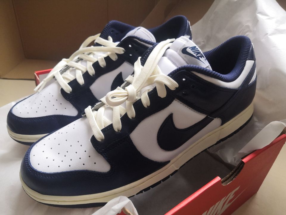 NEU: Nike Dunk Low PRM Premium Vintage Navy - EU 45,5 - US 11,5 in Ludwigshafen