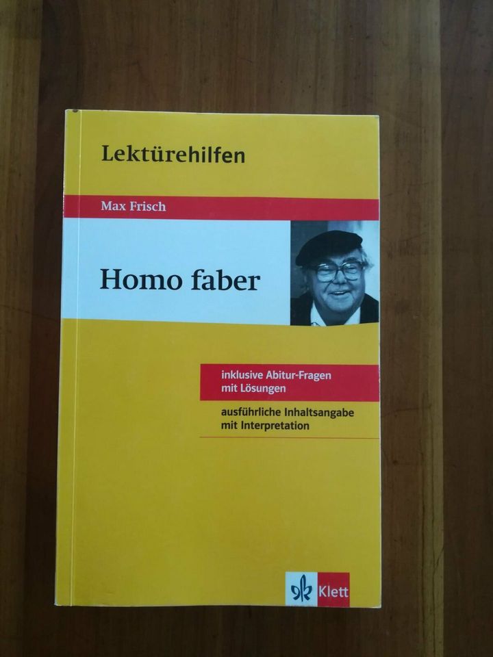 Lektürenhilfe Homo Faber in Schwäbisch Hall