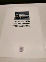 Lancia Y 10 Selectronic Prospekt, Mai 1990 Thüringen - Gera Vorschau