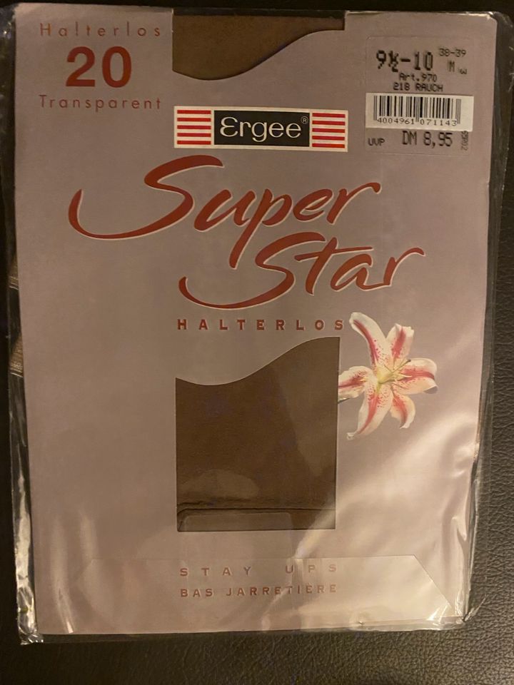 Ergee Super Star 5 x  Halterlos Stay Ups 9 1/2 - 10 1/2  Vintage in Meine