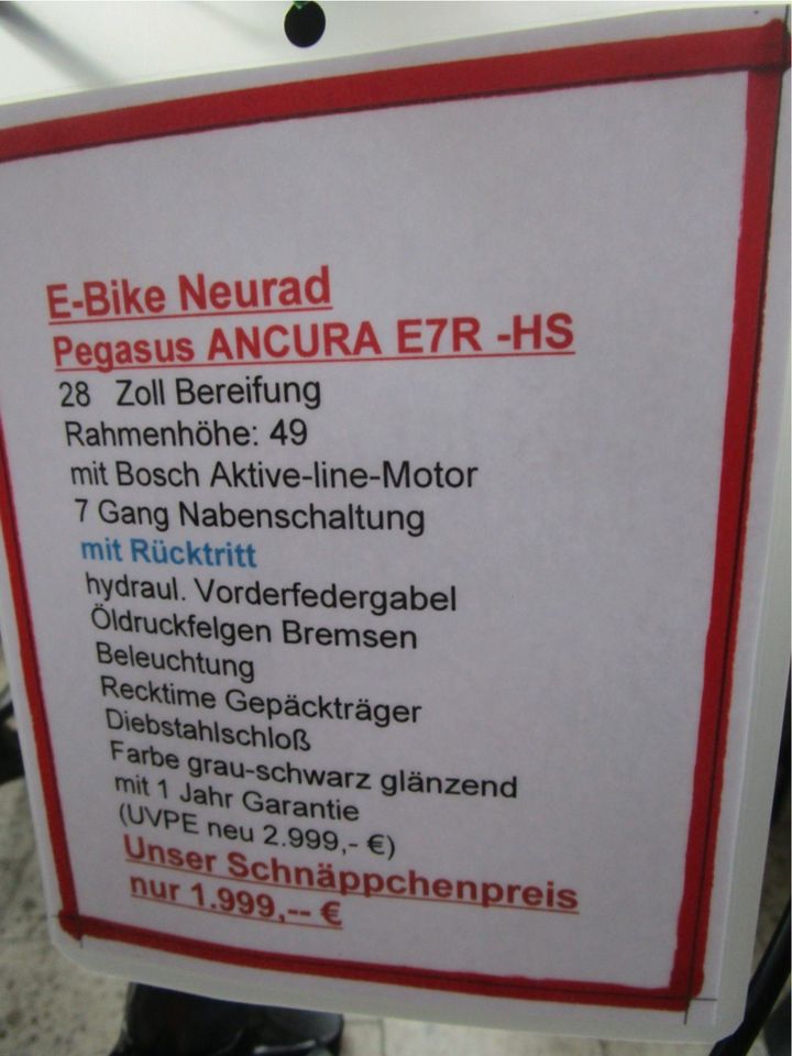 E-Bikes neuwertig in Kreuztal