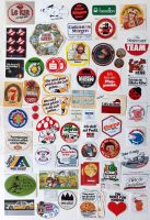 50+ Original AUFKLEBER 70er-80er Jahre / Werbung /VINTAGE Sticker Hessen - Einhausen Vorschau