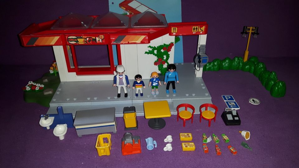 3254 Playmobil  Raststätte mit Parkbucht / inkl. Anleitung in Neunkirchen (Westerwald)