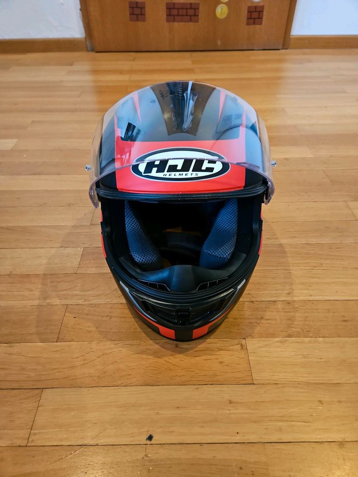 Helm Helmet Motorrad Integral HJC XS Kinder in Weilheim i.OB