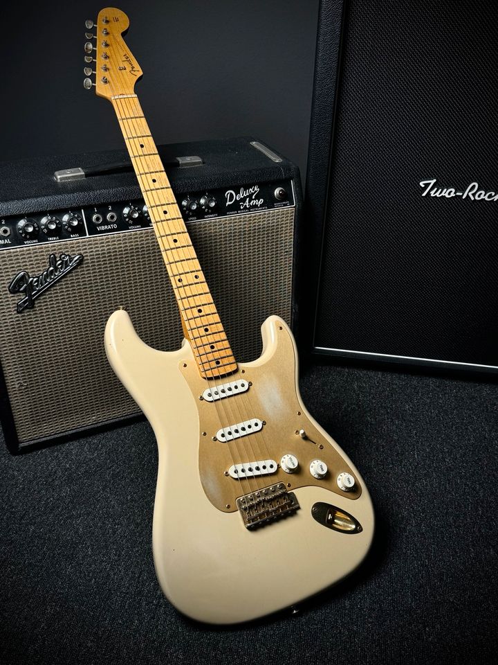 2005 Fender ´56 Strat LTD Relic NAMM Aged White Blonde in Kiefersfelden