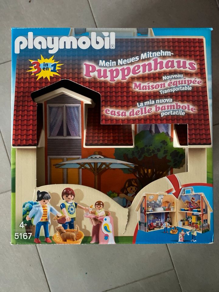 Playmobil Puppenhaus zum mitnehmen in Oberursel (Taunus)