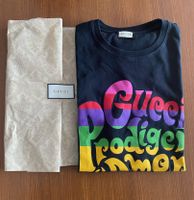 Original GUCCI Herren T-Shirt mit buntem Print Schwarz Gr. S Berlin - Wilmersdorf Vorschau