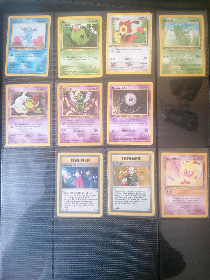 Pokemon First Edition Karten Sammlung - verschiedene Editionen in Gummersbach