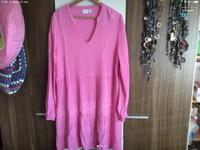 Kleid von Vila pink langärmelig Größe 44 Bayern - Wilhelmsthal Vorschau