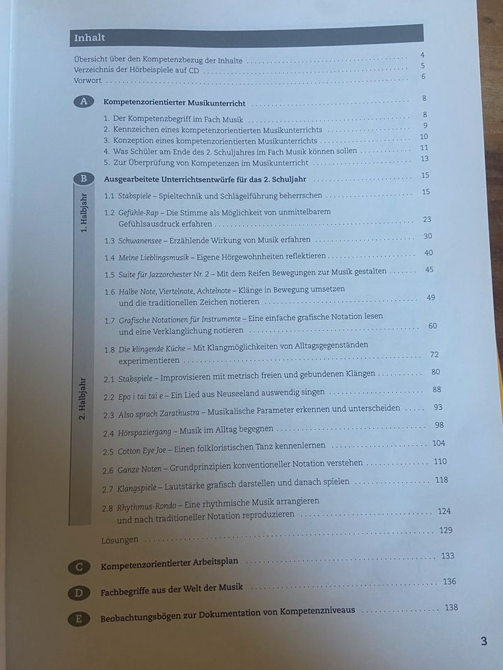 TOP Musikunterricht Hefte 1 / 2 Klasse Grundschule CDs in Ahrensbök