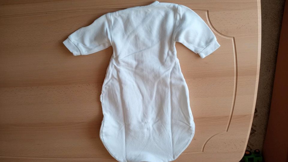 Alvi Schlafsack Baby Gr. 56/62 cremefarben Reißverschluß kochfest in Königsbach-Stein 