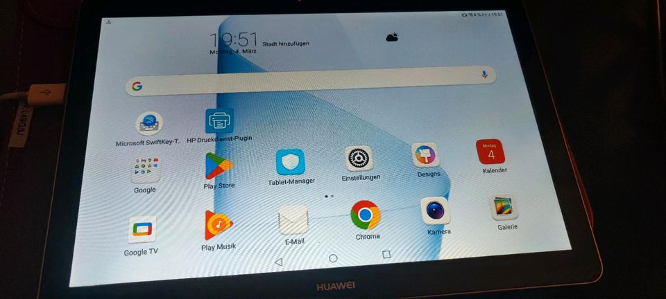 Huawei Mediapad T3 10. Model AGS-W09 Tablet+ GRATIS Tasche in Leipzig