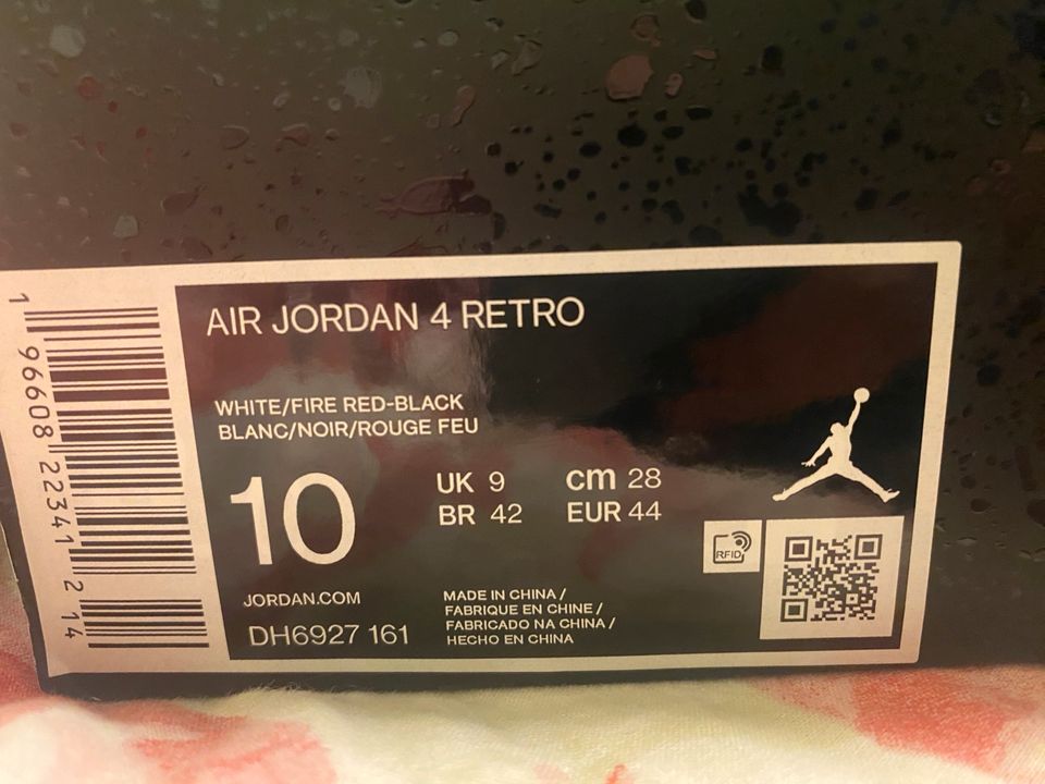 Nike Jordan 4 Red Cement - EU44 in Perl