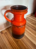 Bodenvase Blumenvase Keramik 60er orange massiv Vase Blumenstrauß Niedersachsen - Bassum Vorschau