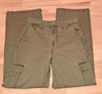 Clockhouse Hose Cargohose Wide Leg oliv khaki Gr. 36 - wie NEU Bayern - Saal Vorschau