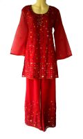 2tlg Indisches Karneval Salwar Kameez Tunika Hose Hochzeit Henna Hessen - Laubach Vorschau