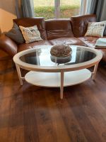 Ikea Couchtisch Tisch oval weiß Landhaus Glastisch Hessen - Ronshausen Vorschau