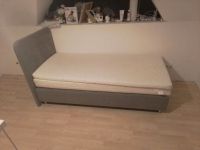 Boxspringbett Bett 90cm x 200cm grau mit Matratze und Topper Nordrhein-Westfalen - Beckum Vorschau