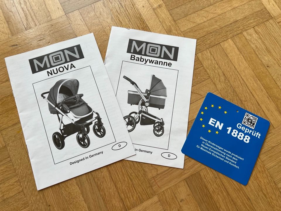 Kombi Kinderwagen Babywagen Moon Nuova inkl Maxi Cosi Adapter in Köln