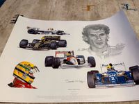 Ayrton Senna Kunstdruck "Tribute to Ayrton Senna" Stuart Mcintyre Rheinland-Pfalz - Emmelshausen Vorschau