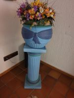 Blumensäule mit Übertopf - Keramik Bochum - Bochum-Südwest Vorschau