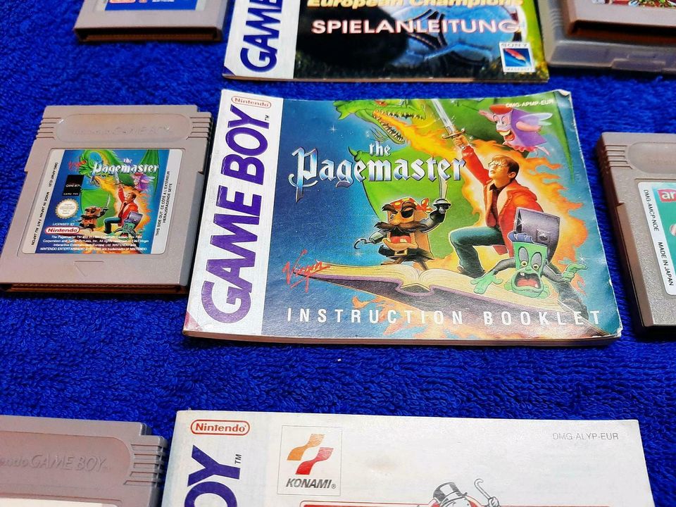 Nintendo Gameboy Spiele mit Anleitungen in Burghausen