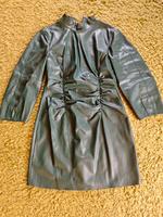 Zara Lederkleid in Tannengrün Gr.M 38 Thüringen - Altenburg Vorschau