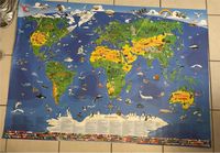 Kinder bunte Weltkarte - sehr groß 95x 135 Kr. München - Unterschleißheim Vorschau