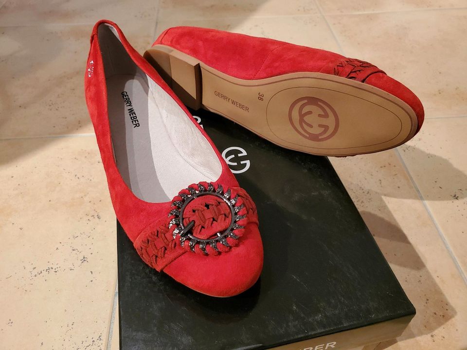 Rote Ballerinas von Gerry Weber, Gr. 38 NEU in Hamburg