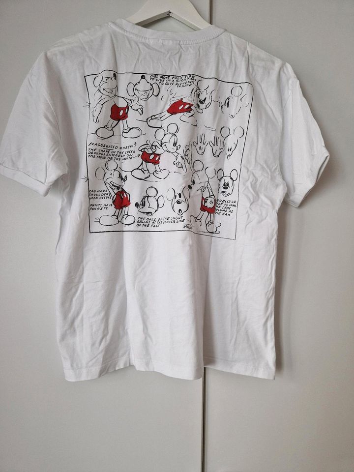 Disney, Mickey Mouse Shirt, kurzarm, Damen, weiß, 38/40 in Lünen