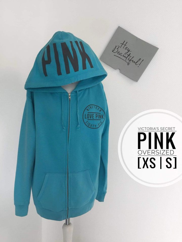 36 38 Victoria‘s secret Pink Jacke sweatjacke Zipper NP 90€ overs in Leverkusen