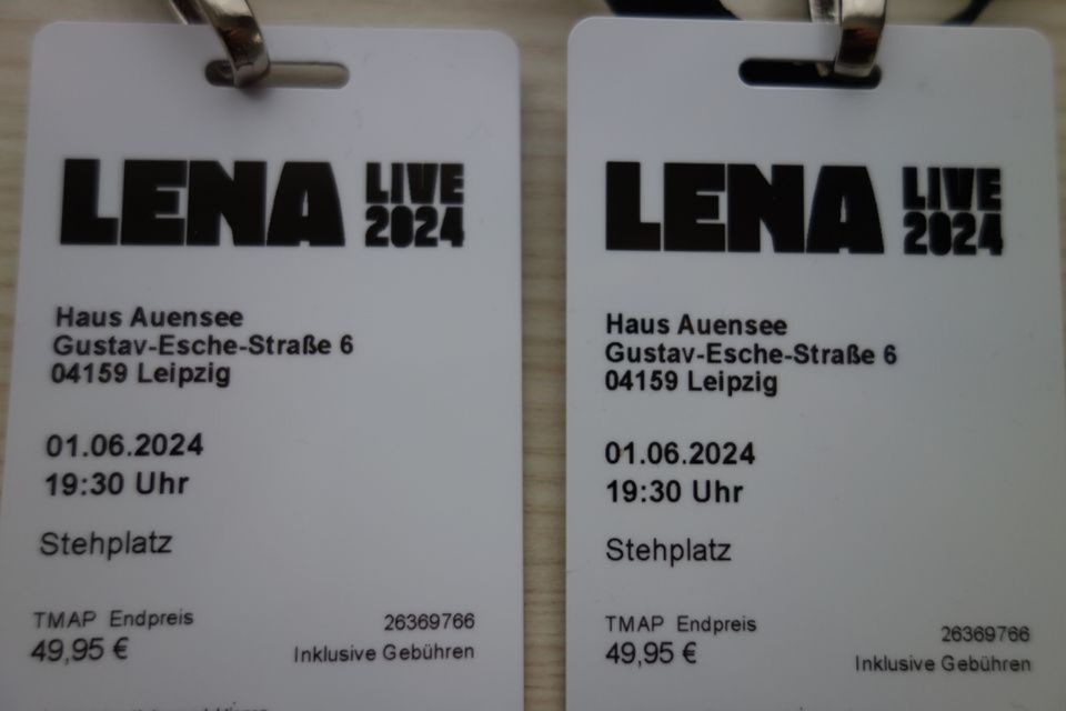 2 Tickets für LENA Meyer-Landrut in Leipzig am 01.06.2024 in Döbeln