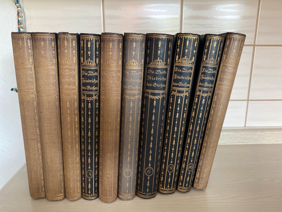 Antiquarischer Bücherband Die Werke Friedrich des Großen von 1913 in Oldenburg