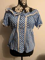 Bluse kariert M 40/42 blau weiß Oktoberfest Nordrhein-Westfalen - Rheine Vorschau