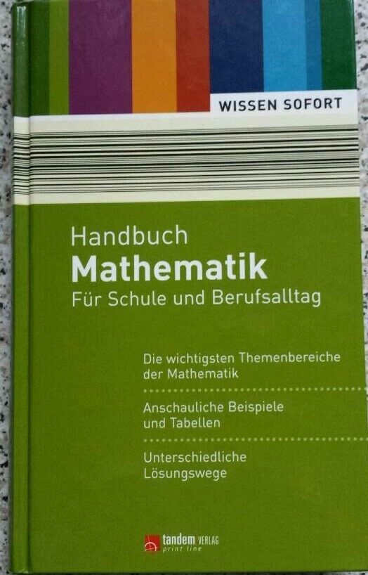 Wissen Sofort Handbuch  Mathematik Schule und Berufsalltag in Sereetz