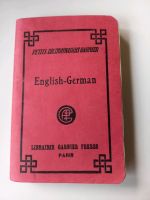 PETITS DICTIONNAIRES GARNIER  English- German, 1946 antiquarisch Berlin - Gatow Vorschau