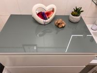 Glasplatte für IKEA Malm 80 × 100 cm grau Baden-Württemberg - Weinstadt Vorschau