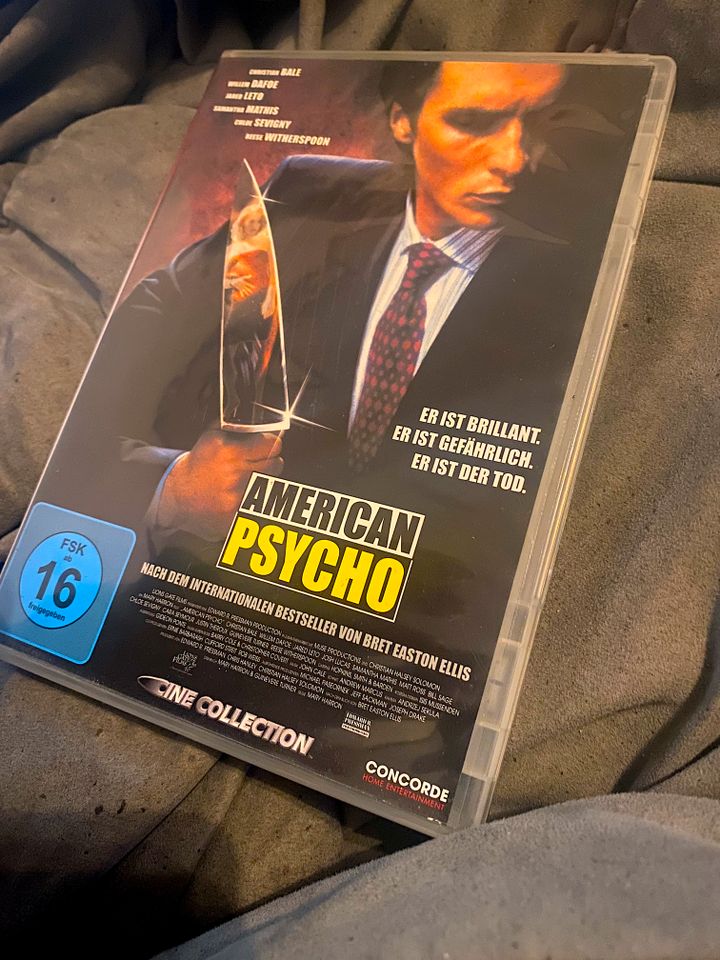 Bret Easton Ellis DVD AMERICAN PSYCHO (Christian Bale Jared Leto) in Bochum