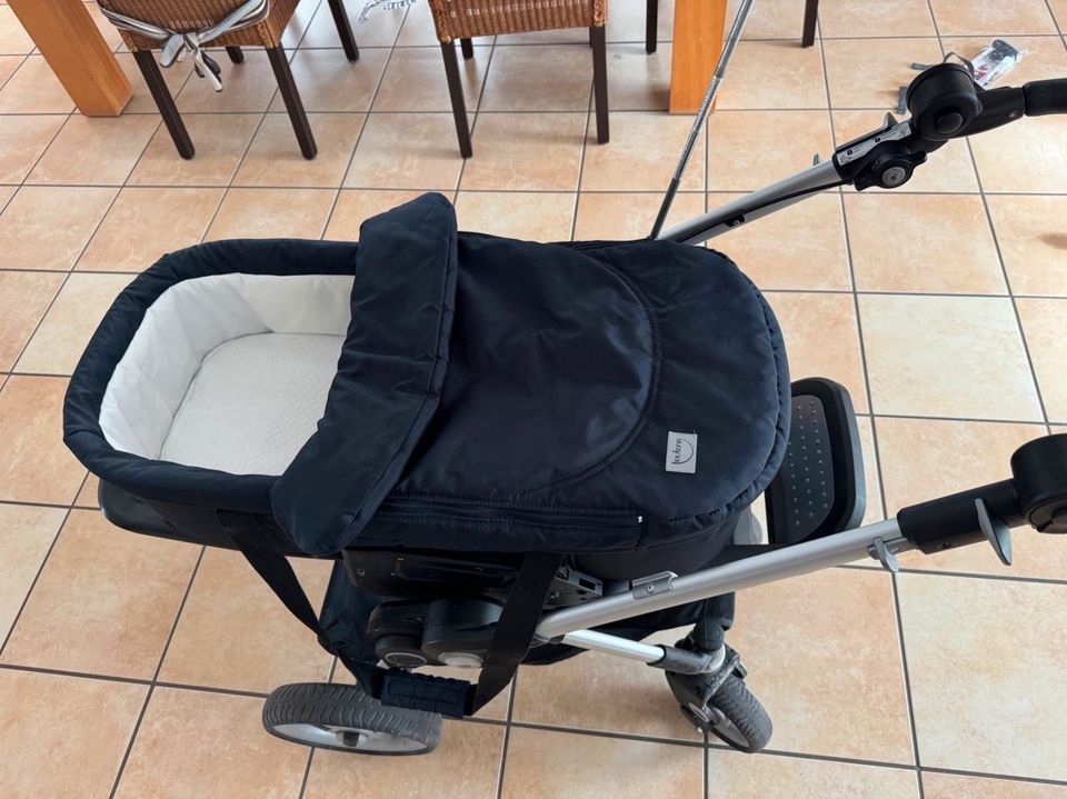 Kombi Kinderwagen Teutonia BeYou + Schirm incl. Varioplus-Tasche in Reilingen