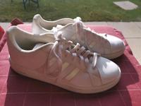 Adidas Grand Court 2.0 weiß mit irisierenden Streifen Gr. 41 1/3 Nordrhein-Westfalen - Rheinbach Vorschau