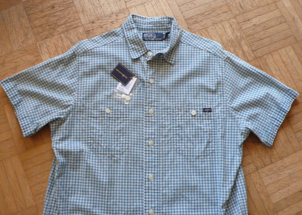 POLO RALPH LAUREN Indigo Denim Herren Shirt Hemd L in München